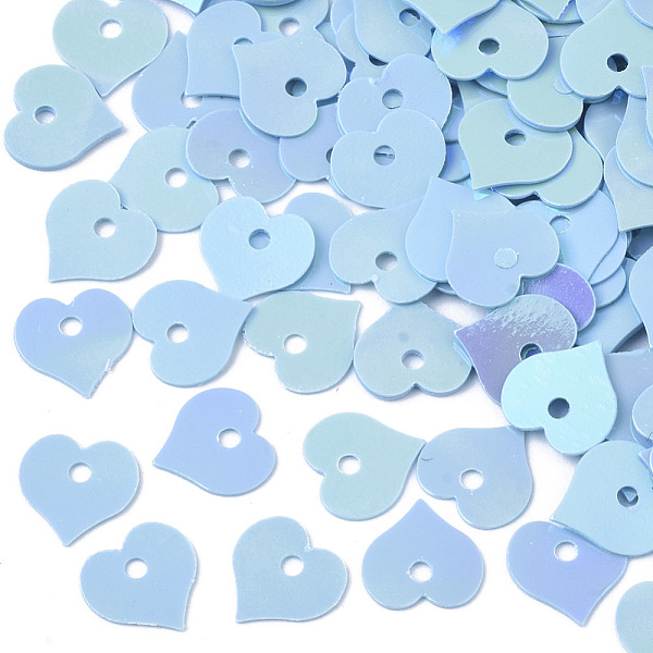 PandaHall Ornament Accessories, PVC Plastic Paillette/Sequins Beads, AB Color, Heart, Slate Blue, 8x8x0.2mm, Hole: 1.4mm, about...
PandaHall Ornament Accessories, PVC Plastic Paillette/Sequins Beads, AB Color, Heart, Slate Blue, 8x8x0.2mm, Hole: 1.4mm, about...
