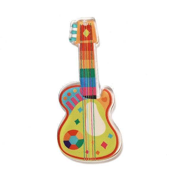 PandaHall Instrument Theme Translucent Resin Big Pendants, Colorful Guitar Charms, Round, 54.5x23x2.2mm, Hole: 1.6mm Resin Round
PandaHall Instrument Theme Translucent Resin Big Pendants, Colorful Guitar Charms, Round, 54.5x23x2.2mm, Hole: 1.6mm Resin Round