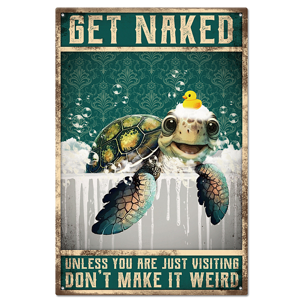 PandaHall GLOBLELAND "Get Naked Unless You are Just Visting Don't Make it Weird" Vintage Metal Tin Sign Plaque Poster 12x8in/30x20cm Retro...
PandaHall GLOBLELAND "Get Naked Unless You are Just Visting Don't Make it Weird" Vintage Metal Tin Sign Plaque Poster 12x8in/30x20cm Retro...