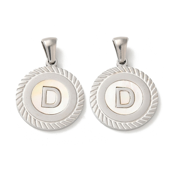PandaHall 304 Stainless Steel Pendants, Flat Round Shell Charms with Letter, Stainless Steel Color, Letter D, 20.5x17.5x1.5mm, Hole...
PandaHall 304 Stainless Steel Pendants, Flat Round Shell Charms with Letter, Stainless Steel Color, Letter D, 20.5x17.5x1.5mm, Hole...