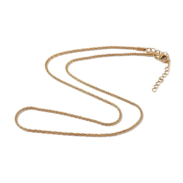 PandaHall Ion Plating(IP) 304 Stainless Steel Bone Rope Chain Necklace for Women, Golden, 17.99 inch(45.7cm), Wide: 1.5mm 304 Stainless...
PandaHall Ion Plating(IP) 304 Stainless Steel Bone Rope Chain Necklace for Women, Golden, 17.99 inch(45.7cm), Wide: 1.5mm 304 Stainless...