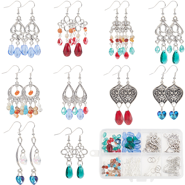 PandaHall SUNNYCLUE DIY Chinese Style Alloy Chandelier Earring Making Kit, Natural & Synthetic Mixed Gemstone Teardrop Drop Earrings, Mixed...
PandaHall SUNNYCLUE DIY Chinese Style Alloy Chandelier Earring Making Kit, Natural & Synthetic Mixed Gemstone Teardrop Drop Earrings, Mixed...