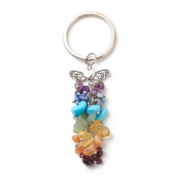 PandaHall Natural & Synthetic Gemstone Beaded Keychain, with Brass, Iron, 304 Stainless Steel & Alloy Findings, Wings, 9.5cm Mixed Stone...
PandaHall Natural & Synthetic Gemstone Beaded Keychain, with Brass, Iron, 304 Stainless Steel & Alloy Findings, Wings, 9.5cm Mixed Stone...