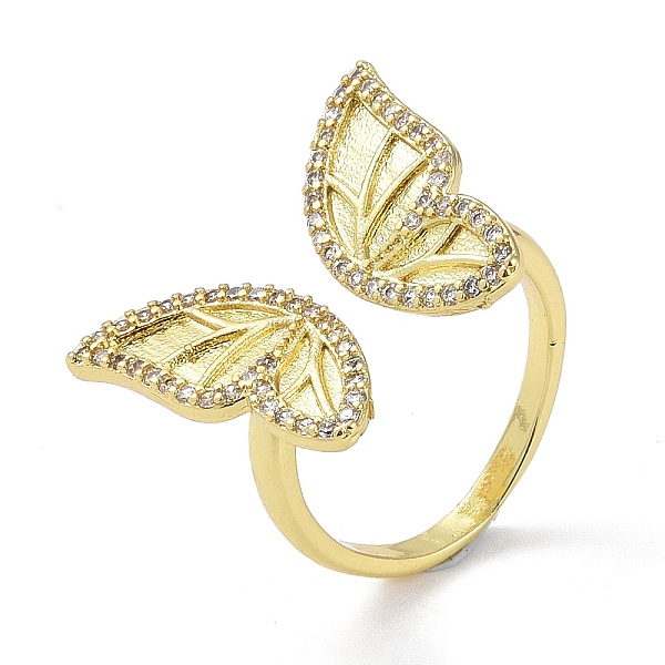 PandaHall Brass with Cubic Zirconia ring, Long-Lasting Plated, Lead Free & Cadmium Free, Butterfly, Real 18K Gold Plated, US Size 6(16.5mm)...
PandaHall Brass with Cubic Zirconia ring, Long-Lasting Plated, Lead Free & Cadmium Free, Butterfly, Real 18K Gold Plated, US Size 6(16.5mm)...
