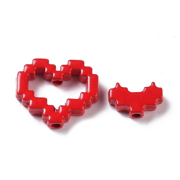 PandaHall 2Pcs Spray Painted Alloy Beads, Heart, Red, 6.5~13.5x10.5~16x3.5mm, Hole: 1.6mm Alloy Heart Red
PandaHall 2Pcs Spray Painted Alloy Beads, Heart, Red, 6.5~13.5x10.5~16x3.5mm, Hole: 1.6mm Alloy Heart Red