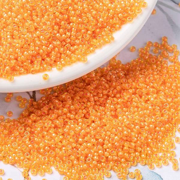 PandaHall MIYUKI Round Rocailles Beads, Japanese Seed Beads, (RR385) Fancy Lined Orange, 15/0, 1.5mm, Hole: 0.7mm, about 5555pcs/bottle...
PandaHall MIYUKI Round Rocailles Beads, Japanese Seed Beads, (RR385) Fancy Lined Orange, 15/0, 1.5mm, Hole: 0.7mm, about 5555pcs/bottle...
