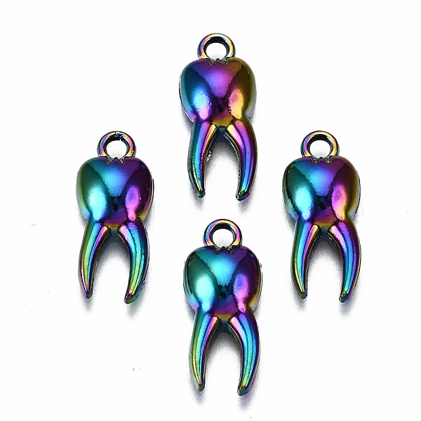PandaHall Rainbow Color Alloy Pendants, Cadmium Free & Lead Free, Tooth, 19x8x3.5mm, Hole: 2mm Alloy Others
PandaHall Rainbow Color Alloy Pendants, Cadmium Free & Lead Free, Tooth, 19x8x3.5mm, Hole: 2mm Alloy Others