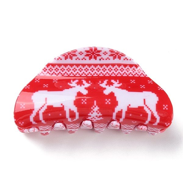 PandaHall Christmas Theme PVC Claw Hair Clips, with Iron Findings, Hair Accessories for Women Girls Thick Hair, Deer, 43x86x35mm PVC Deer..., Red
PandaHall Christmas Theme PVC Claw Hair Clips, with Iron Findings, Hair Accessories for Women Girls Thick Hair, Deer, 43x86x35mm PVC Deer..., Red