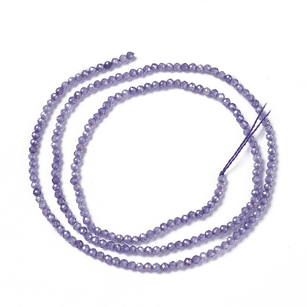PandaHall Cubic Zirconia Beads Strands, Faceted, Round, Medium Purple, 3x2.5~3mm, Hole: 0.3mm, about 114~141pcs/strand, 15.1~16.4 inch...
PandaHall Cubic Zirconia Beads Strands, Faceted, Round, Medium Purple, 3x2.5~3mm, Hole: 0.3mm, about 114~141pcs/strand, 15.1~16.4 inch...
