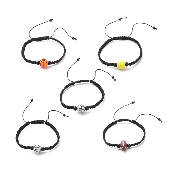 PandaHall Acrylic Braided Bead Bracelet, Nylon Cord Adjustable Bracelet for Women, Mixed Patterns, Inner Diameter: 2-1/8~3-1/2 inch..., Multicolor
PandaHall Acrylic Braided Bead Bracelet, Nylon Cord Adjustable Bracelet for Women, Mixed Patterns, Inner Diameter: 2-1/8~3-1/2 inch..., Multicolor