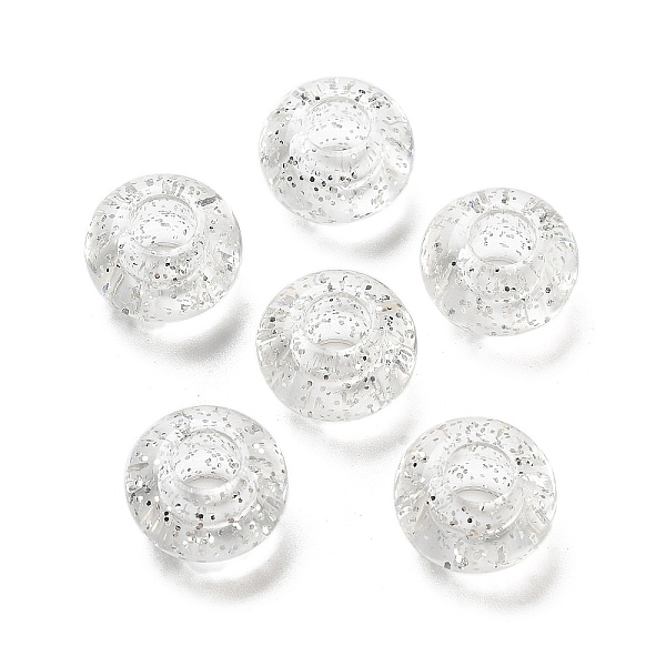 PandaHall Transparent Acrylic European Beads, Large Hole Beads, with Glitter Powders, Rondelle, Clear, 14x8.5mm, Hole: 5.5mm, about...
PandaHall Transparent Acrylic European Beads, Large Hole Beads, with Glitter Powders, Rondelle, Clear, 14x8.5mm, Hole: 5.5mm, about...