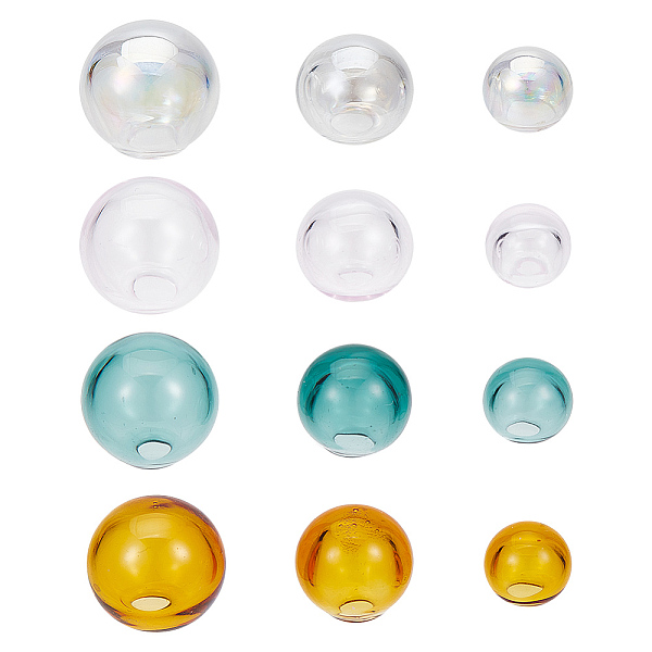 PandaHall GOMAKERER 15Pcs 15 Styles Handmade Blown Glass Globe Beads, for DIY Clear Glass Bottle/Wind Chime Making, Round, Mixed Color..., Multicolor
PandaHall GOMAKERER 15Pcs 15 Styles Handmade Blown Glass Globe Beads, for DIY Clear Glass Bottle/Wind Chime Making, Round, Mixed Color..., Multicolor