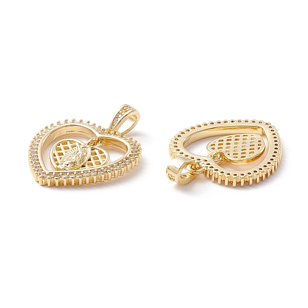 PandaHall Religion Theme Brass Micro Pave Clear Cubic Zirconia Pendants, Cadmium Free & Lead Free, Heart with Statue of Jesus Christ, Real...
PandaHall Religion Theme Brass Micro Pave Clear Cubic Zirconia Pendants, Cadmium Free & Lead Free, Heart with Statue of Jesus Christ, Real...