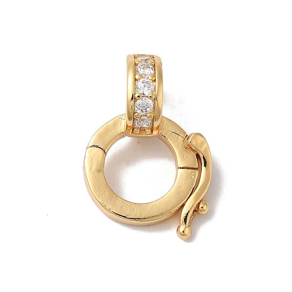 PandaHall Rack Plating Brass Micro Pave Clear Cubic Zirconia Twister, Cadmium Free & Lead Free, Long-Lasting Plated, Real 18K Gold Plated...
PandaHall Rack Plating Brass Micro Pave Clear Cubic Zirconia Twister, Cadmium Free & Lead Free, Long-Lasting Plated, Real 18K Gold Plated...
