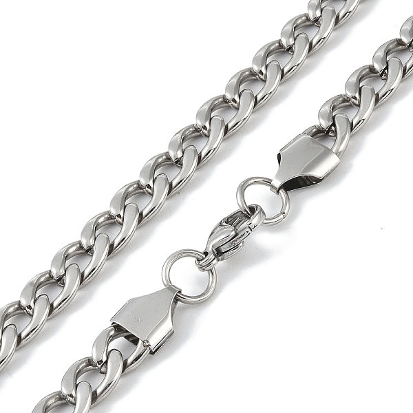 PandaHall 201 Stainless Steel Curb Chain Necklace, Stainless Steel Color, 24.21 inch(61.5cm) 201 Stainless Steel
PandaHall 201 Stainless Steel Curb Chain Necklace, Stainless Steel Color, 24.21 inch(61.5cm) 201 Stainless Steel