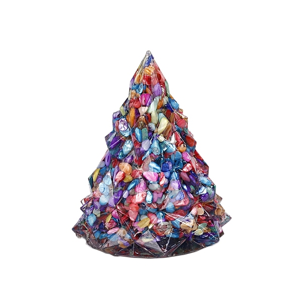 PandaHall Resin Christmas Tree Display Decoration, with Shell Chips inside Statues for Home Office Decorations, Colorful, 80x80x105mm Resin...
PandaHall Resin Christmas Tree Display Decoration, with Shell Chips inside Statues for Home Office Decorations, Colorful, 80x80x105mm Resin...