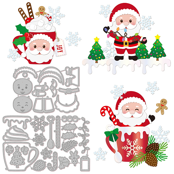 PandaHall GLOBLELAND 2Set 31Pcs Santa Claus Cup Cutting Dies for DIY Scrapbooking Metal Christmas Santa Die Cuts Embossing Stencils Template...
PandaHall GLOBLELAND 2Set 31Pcs Santa Claus Cup Cutting Dies for DIY Scrapbooking Metal Christmas Santa Die Cuts Embossing Stencils Template...