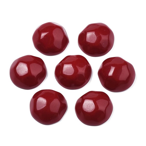 PandaHall Opaque Acrylic Cabochons, Faceted, Half Round, Dark Red, 23x22x11mm, about 140pcs/500g Acrylic Half Round
PandaHall Opaque Acrylic Cabochons, Faceted, Half Round, Dark Red, 23x22x11mm, about 140pcs/500g Acrylic Half Round