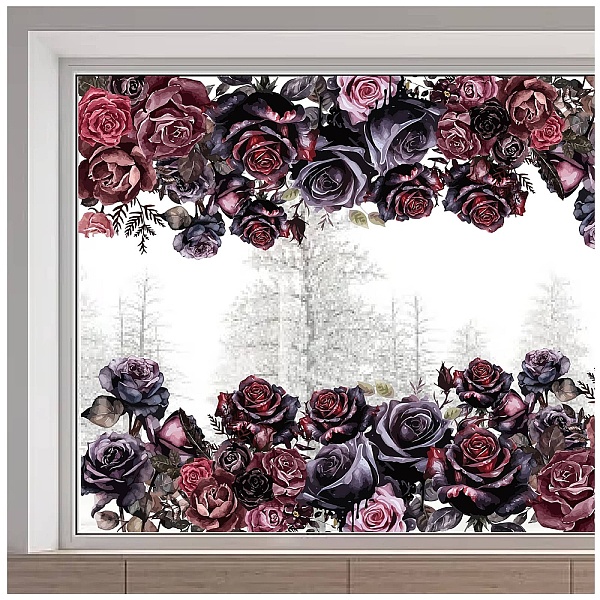 PandaHall Electrostatic PVC Window Sticker, for Window Home Decoration, Flower, 390x1180mm PVC Flower
PandaHall Electrostatic PVC Window Sticker, for Window Home Decoration, Flower, 390x1180mm PVC Flower