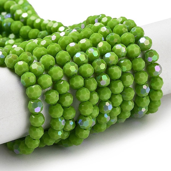 PandaHall Opaque Glass Beads Strands, Faceted, Round, Yellow Green, 4mm, Hole: 0.8mm, about 87~93pcs/strand, 32~33cm Glass Round
PandaHall Opaque Glass Beads Strands, Faceted, Round, Yellow Green, 4mm, Hole: 0.8mm, about 87~93pcs/strand, 32~33cm Glass Round