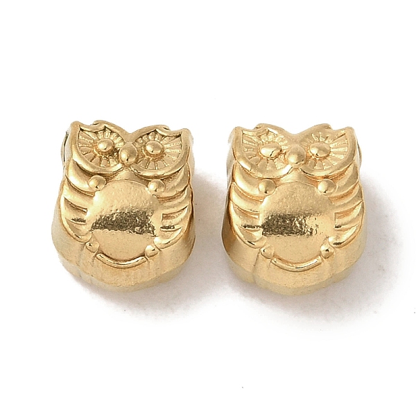 PandaHall Ion Plating(IP) 304 Stainless Steel Beads, Owl, Golden, 10x8.5x7mm, Hole: 2.5mm 304 Stainless Steel Owl
PandaHall Ion Plating(IP) 304 Stainless Steel Beads, Owl, Golden, 10x8.5x7mm, Hole: 2.5mm 304 Stainless Steel Owl