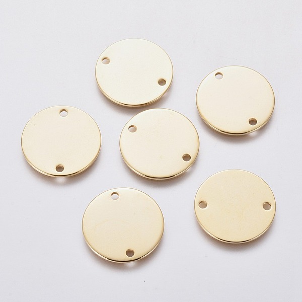 PandaHall 201 Stainless Steel Links connectors, Flat Round, Golden, 20x1mm, Hole: 1.8mm 201 Stainless Steel Flat Round
PandaHall 201 Stainless Steel Links connectors, Flat Round, Golden, 20x1mm, Hole: 1.8mm 201 Stainless Steel Flat Round