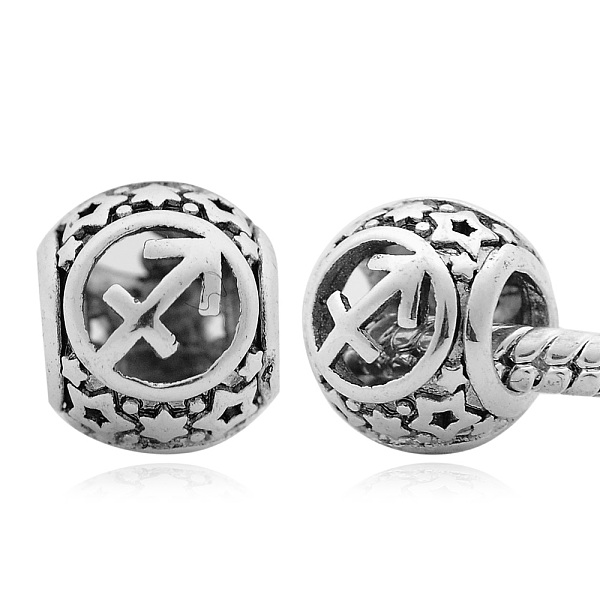PandaHall Brass European Beads, Large Hole Beads, Cadmium Free & Nickel Free & Lead Free, Antique Silver, Hollow, Barrel with Twelve...
PandaHall Brass European Beads, Large Hole Beads, Cadmium Free & Nickel Free & Lead Free, Antique Silver, Hollow, Barrel with Twelve...
