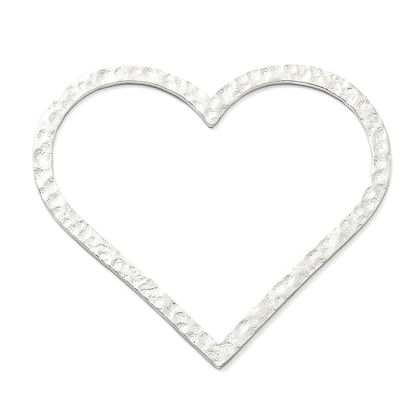 PandaHall 304 Stainless Steel Linking Rings, Hammered, Heart, Stainless Steel Color, 35.5x40x1mm, Inner Diameter: 25x35.5mm 304 Stainless...
PandaHall 304 Stainless Steel Linking Rings, Hammered, Heart, Stainless Steel Color, 35.5x40x1mm, Inner Diameter: 25x35.5mm 304 Stainless...