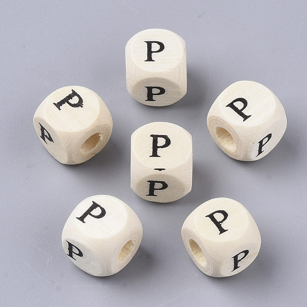 PandaHall Printed Natural Wood Beads, Horizontal Hole, Cube with Initial Letter, PapayaWhip, Letter.P, 10x10x10mm, Hole: 3.5mm, about..., Orange
PandaHall Printed Natural Wood Beads, Horizontal Hole, Cube with Initial Letter, PapayaWhip, Letter.P, 10x10x10mm, Hole: 3.5mm, about..., Orange