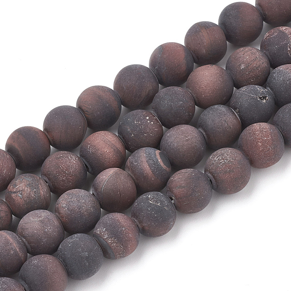 PandaHall Natural Tiger Eye Beads Strands, Frosted, Grade AB+, Round, 8mm, Hole: 1mm, about 47pcs/strand, 15.5 inch Tiger Eye Round
PandaHall Natural Tiger Eye Beads Strands, Frosted, Grade AB+, Round, 8mm, Hole: 1mm, about 47pcs/strand, 15.5 inch Tiger Eye Round