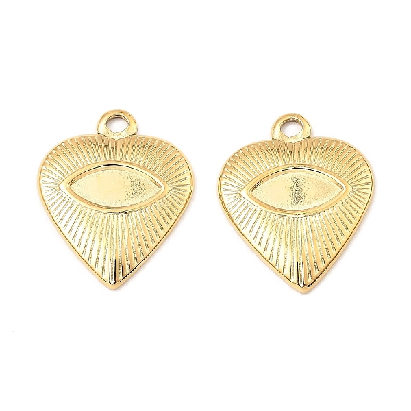 PandaHall 304 Stainless Steel Pendant Cabochon Settings, Heart with Eye, Real 18K Gold Plated, Tray: 4.5x9mm, 20x16x2mm, Hole: 1.8mm 304...
PandaHall 304 Stainless Steel Pendant Cabochon Settings, Heart with Eye, Real 18K Gold Plated, Tray: 4.5x9mm, 20x16x2mm, Hole: 1.8mm 304...