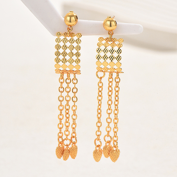 PandaHall Cable Chain with Heart Tassel Dangle Earrings for Women Other Heart
PandaHall Cable Chain with Heart Tassel Dangle Earrings for Women Other Heart