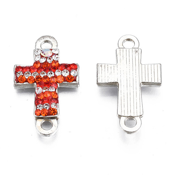 PandaHall Rack Plating Alloy Links Connectors, with Polymer Clay Rhinestone, Cadmium Free & Lead Free, Platinum Plated, Cross, Crystal AB..., Clear
PandaHall Rack Plating Alloy Links Connectors, with Polymer Clay Rhinestone, Cadmium Free & Lead Free, Platinum Plated, Cross, Crystal AB..., Clear