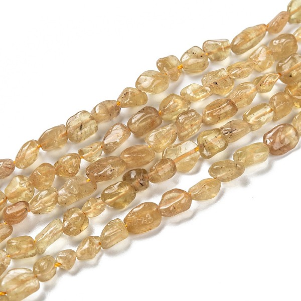 PandaHall Natural Yellow Apatite Beads Strands, Nuggets, Tumbled Stone, 5~8.5x5.5~7x3.5~4mm, Hole: 0.7mm, about 64pcs/strand, 16.34''...
PandaHall Natural Yellow Apatite Beads Strands, Nuggets, Tumbled Stone, 5~8.5x5.5~7x3.5~4mm, Hole: 0.7mm, about 64pcs/strand, 16.34''...