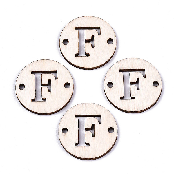 PandaHall Unfinished Natural Poplar Wood Links Connectors, Laser Cut, Flat Round with Word, Letter.F, 29.5x2.5mm, Hole: 2.5mm Wood Letter F
PandaHall Unfinished Natural Poplar Wood Links Connectors, Laser Cut, Flat Round with Word, Letter.F, 29.5x2.5mm, Hole: 2.5mm Wood Letter F
