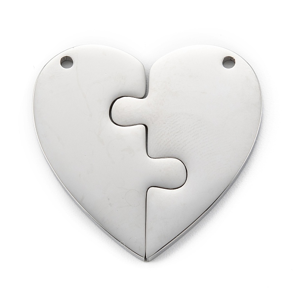 PandaHall Stainless Steel Split Pendants, for Lovers, Heart with Heart, Stainless Steel Color, 30.5x30x2mm, Hole: 1.6mm Stainless Steel...
PandaHall Stainless Steel Split Pendants, for Lovers, Heart with Heart, Stainless Steel Color, 30.5x30x2mm, Hole: 1.6mm Stainless Steel...
