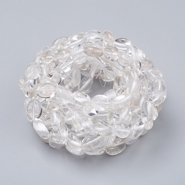 PandaHall Natural Quartz Crystal Stretch Beaded Bracelets, Tumbled Stone, Nuggets, 1-7/8 inch~2-1/8 inch(4.8~5.5cm), Beads: 6~15x6~11x3~11mm...
PandaHall Natural Quartz Crystal Stretch Beaded Bracelets, Tumbled Stone, Nuggets, 1-7/8 inch~2-1/8 inch(4.8~5.5cm), Beads: 6~15x6~11x3~11mm...