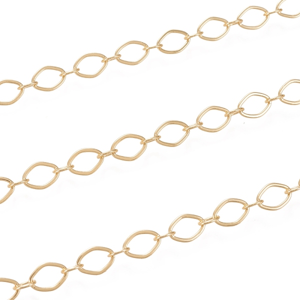 PandaHall Brass Link Chains, with Spool, Long-Lasting Plated, Soldered, Real 18K Gold Plated, 8x6x0.8mm and 5x4x0.8mm, about 16.4 Feet...
PandaHall Brass Link Chains, with Spool, Long-Lasting Plated, Soldered, Real 18K Gold Plated, 8x6x0.8mm and 5x4x0.8mm, about 16.4 Feet...