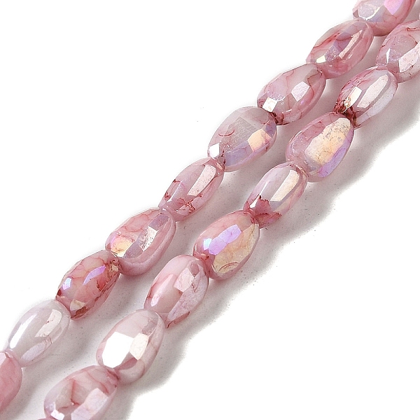 PandaHall Electroplate Glass Beads Strands, Rainbow Plated, Faceted, Teardrop, Pink, 6.5x4.5x3.5mm, Hole: 1mm, about 70pcs/strand, 17.72''...
PandaHall Electroplate Glass Beads Strands, Rainbow Plated, Faceted, Teardrop, Pink, 6.5x4.5x3.5mm, Hole: 1mm, about 70pcs/strand, 17.72''...