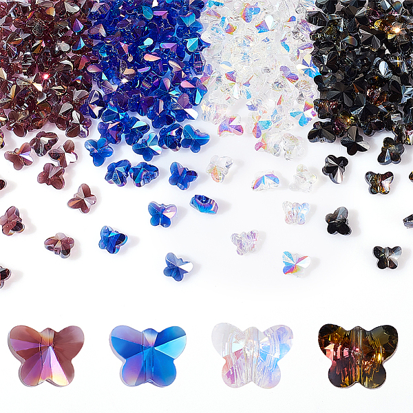 PandaHall AHANDMAKER 200 Pcs Glass Butterfly Beads, 4 Colors 8x10mm Butterfly Crystal Beads, Tiny Crystal Butterfly Beads Baking Painted..., Multicolor
PandaHall AHANDMAKER 200 Pcs Glass Butterfly Beads, 4 Colors 8x10mm Butterfly Crystal Beads, Tiny Crystal Butterfly Beads Baking Painted..., Multicolor