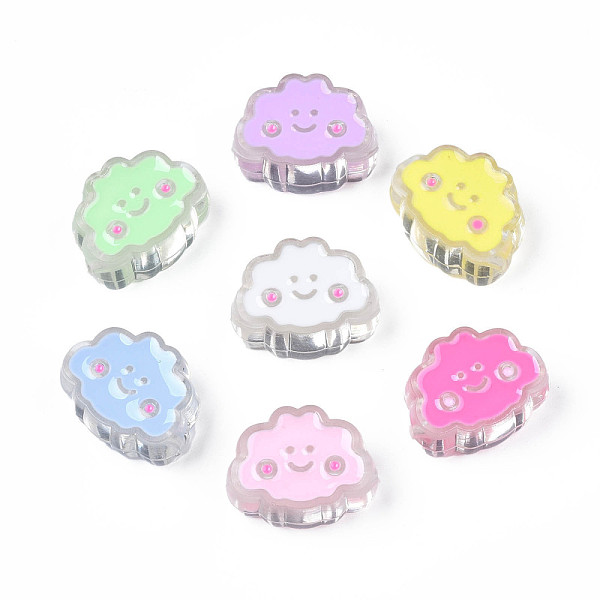 PandaHall Transparent Acrylic Beads, with Enamel, Cloud, Mixed Color, 15x20x8mm, Hole: 3mm Acrylic Cloud Multicolor
PandaHall Transparent Acrylic Beads, with Enamel, Cloud, Mixed Color, 15x20x8mm, Hole: 3mm Acrylic Cloud Multicolor