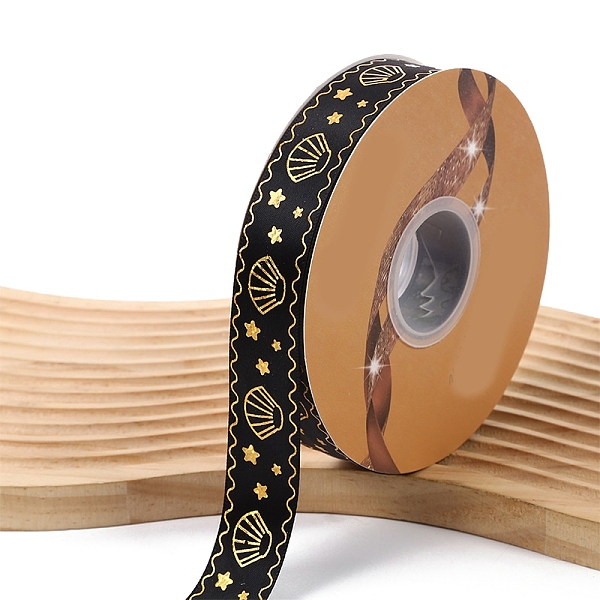 PandaHall 48 Yards Gold Stamping Polyester Ribbon, Shell Printed Ribbon for Gift Wrapping, Party Decorations, Black, 1 inch(25mm) Polyester...
PandaHall 48 Yards Gold Stamping Polyester Ribbon, Shell Printed Ribbon for Gift Wrapping, Party Decorations, Black, 1 inch(25mm) Polyester...