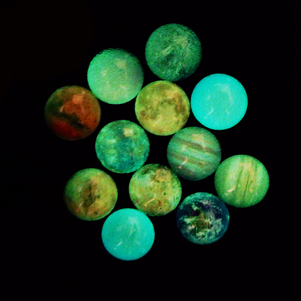 PandaHall Glass Luminous Cabochons, Glow In The Dark, Flat Round, Planet Pattern, 10mm Glass Planet Multicolor
PandaHall Glass Luminous Cabochons, Glow In The Dark, Flat Round, Planet Pattern, 10mm Glass Planet Multicolor