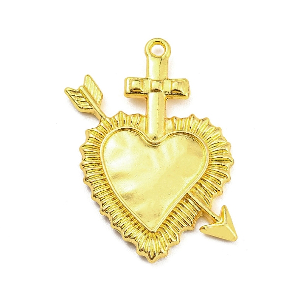 PandaHall Alloy Rhinestone Settings Pendant, Heart, Golden, 38.5x28.5x3.5mm, Hole: 1.8mm Alloy Heart
PandaHall Alloy Rhinestone Settings Pendant, Heart, Golden, 38.5x28.5x3.5mm, Hole: 1.8mm Alloy Heart