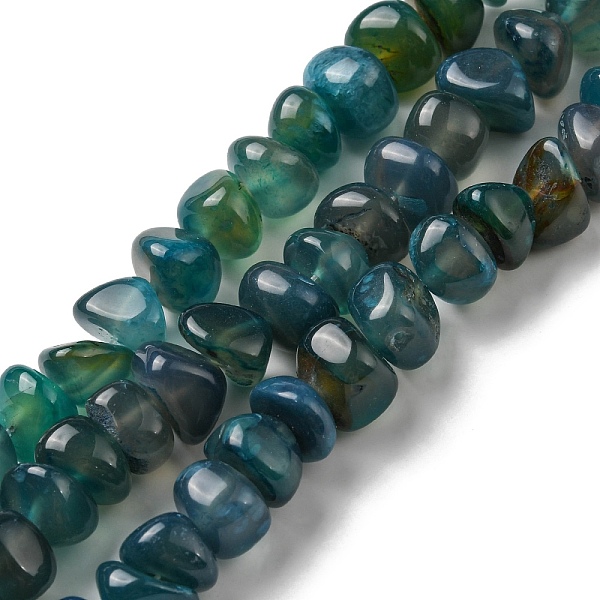 PandaHall Natural Agate Beads Strands, Dyed, Nuggets, Teal, 7.5~10x11.5~13x10.5~13mm, Hole: 1.2mm, about 44pcs/strand, 14.17~14.41 inch..., Cyan
PandaHall Natural Agate Beads Strands, Dyed, Nuggets, Teal, 7.5~10x11.5~13x10.5~13mm, Hole: 1.2mm, about 44pcs/strand, 14.17~14.41 inch..., Cyan