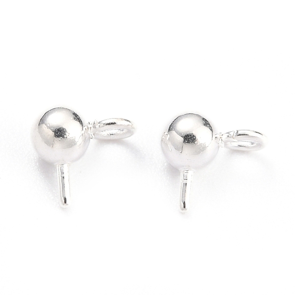 PandaHall 304 Stainless Steel Ball Post Stud Earring Findings, with Loop and 316 Surgical Stainless Steel Pin, Silver, 5x5x3mm, Hole: 1.5mm...
PandaHall 304 Stainless Steel Ball Post Stud Earring Findings, with Loop and 316 Surgical Stainless Steel Pin, Silver, 5x5x3mm, Hole: 1.5mm...