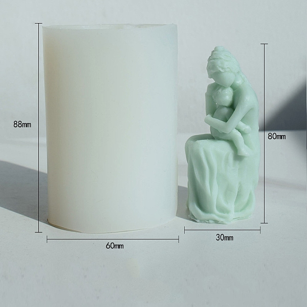 PandaHall 3D Aromatherapy Wax Candle Silicone Statue Mold, DIY Human Figure Aromatherapy Plaster Dropping Glue Ornament, Mother Holding..., White
PandaHall 3D Aromatherapy Wax Candle Silicone Statue Mold, DIY Human Figure Aromatherapy Plaster Dropping Glue Ornament, Mother Holding..., White