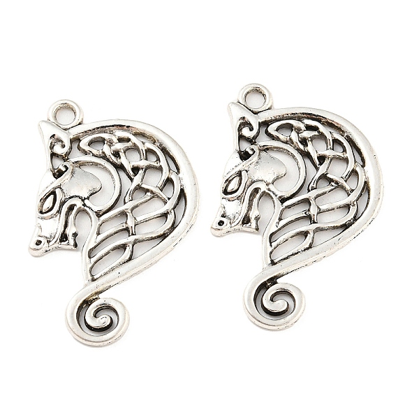 PandaHall Tibetan Style Alloy Pendants, Cadmium Free & Lead Free, Monster, Antique Silver, 34.5x23x2.5mm, Hole: 2.2mm, about 332pcs/1000g....
PandaHall Tibetan Style Alloy Pendants, Cadmium Free & Lead Free, Monster, Antique Silver, 34.5x23x2.5mm, Hole: 2.2mm, about 332pcs/1000g....