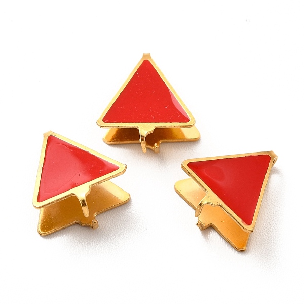 PandaHall 304 Stainless Steel Snap on Bails, with Enamel, Triangle, Golden, Red, 11x10x3mm, Pin: 0.9mm 304 Stainless Steel Red
PandaHall 304 Stainless Steel Snap on Bails, with Enamel, Triangle, Golden, Red, 11x10x3mm, Pin: 0.9mm 304 Stainless Steel Red