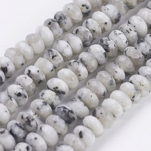 PandaHall Natural Snowflake Obsidian Beads Strands, Faceted, Rondelle, 4~4.5x2~2.5mm, Hole: 1mm, about 150pcs/strand, 15.1 inch~15.3 inch...
PandaHall Natural Snowflake Obsidian Beads Strands, Faceted, Rondelle, 4~4.5x2~2.5mm, Hole: 1mm, about 150pcs/strand, 15.1 inch~15.3 inch...